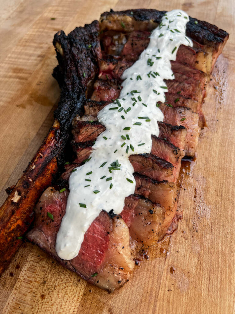 Tomahawk Ribeye & Horseradish Sauce