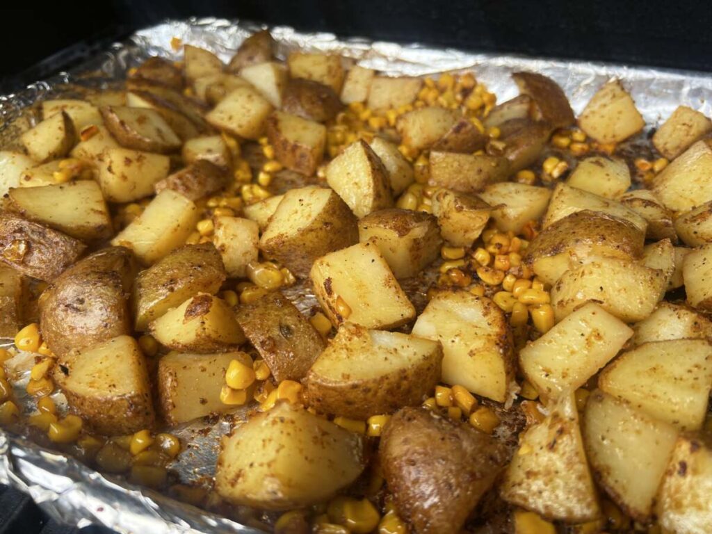 Roasted Potato corn 