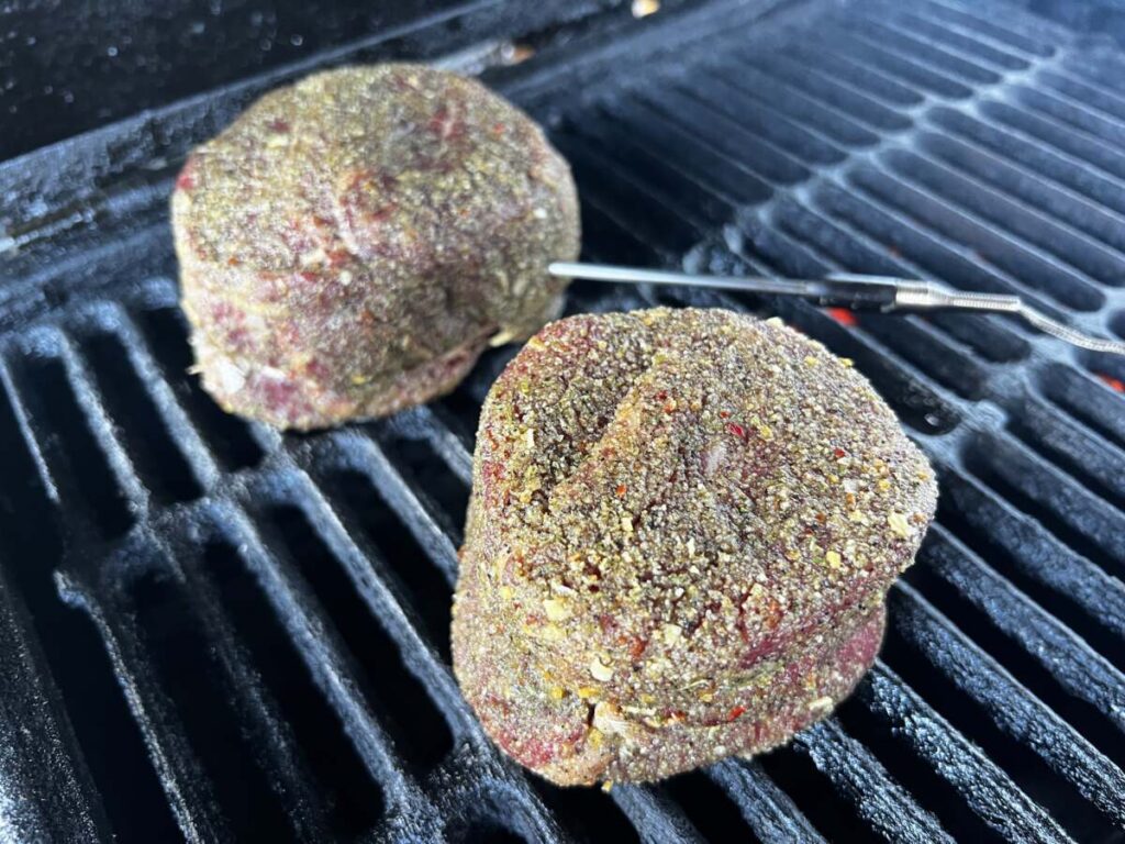 2 zone steak cooking