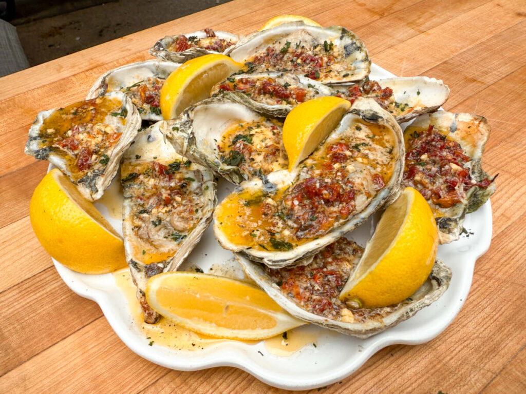 Grilled Oysters