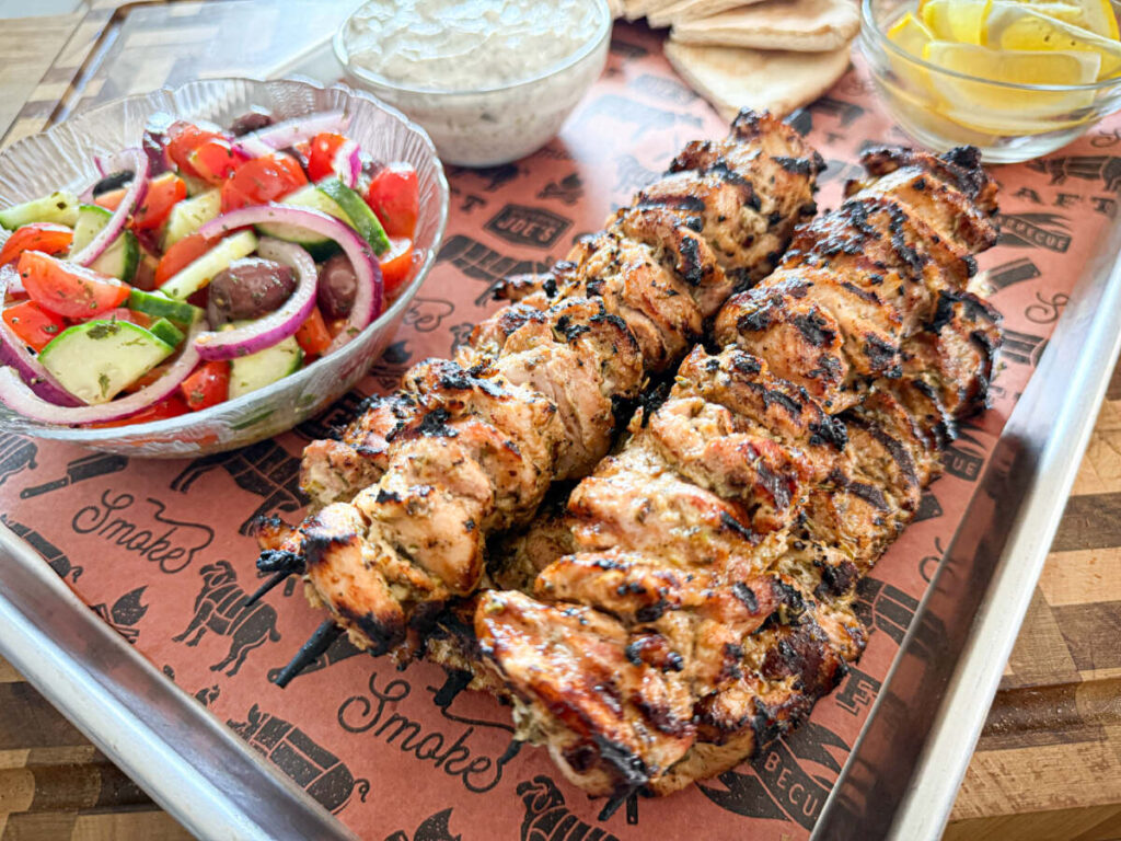 Grilled Chicken Souvlaki 
