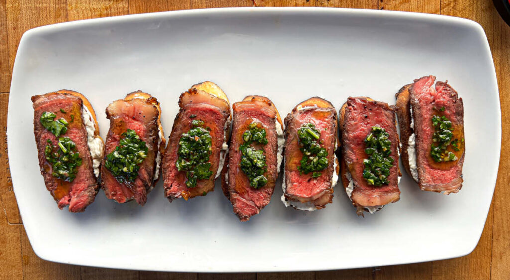Steak Crostini 