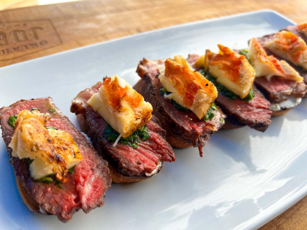 Surf & Turf Crostini