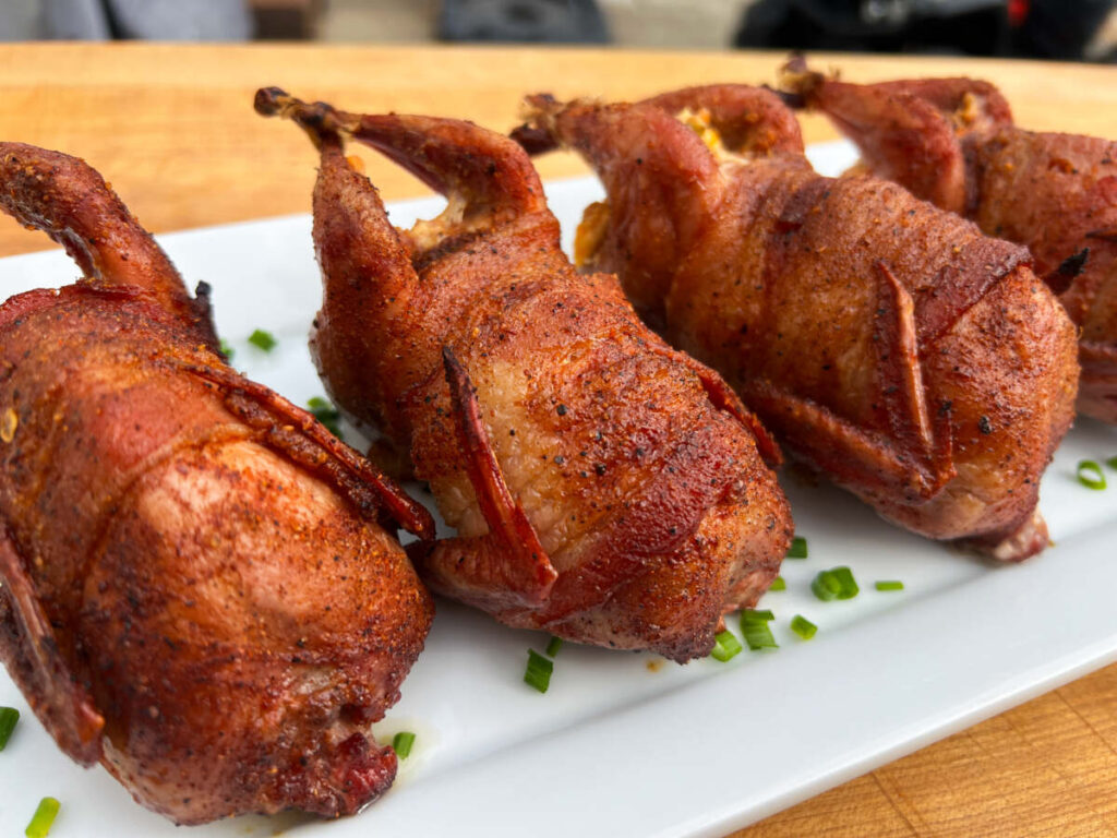 Jalapeño Popper Stuffed Quail 
