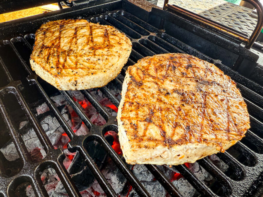 Grilled swordfish steaks 