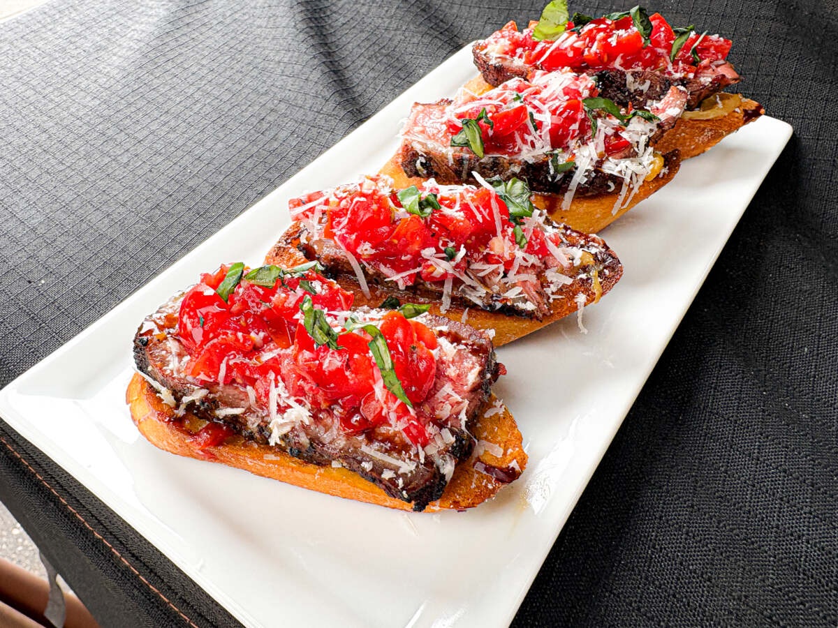 Bruschetta Steak Crostini