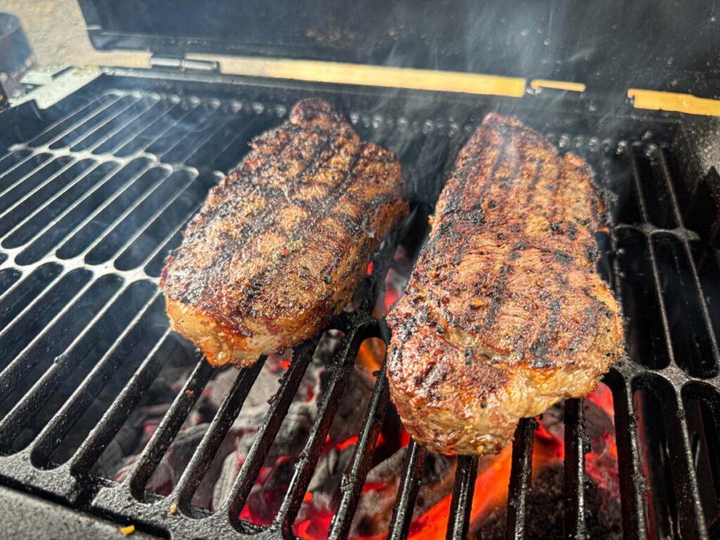 grilled steaks